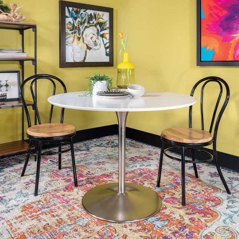Orren Ellis Miele Pedestal Dining Table & Reviews Wayfair